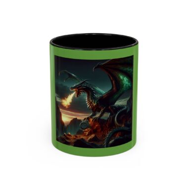 Fantasy Dragon Coffee Mug - Perfect for gifting, dragon lovers, home decor, fantasy enthusiasts, and themed events.