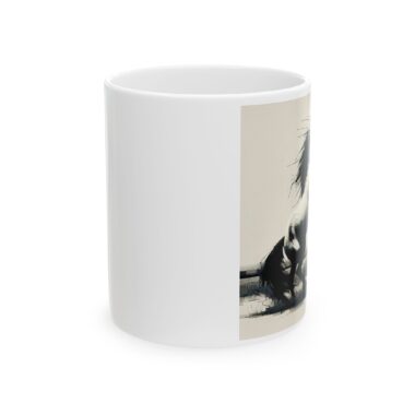 Elegant Horse-Themed Ceramic Mug, Ideal for Animal Lovers, Coffee and Tea Lovers, Gift for Birthdays, Housewarming Party, and Holiday [...]