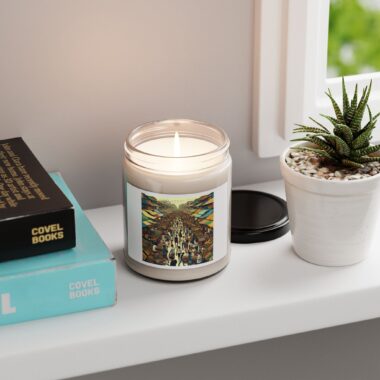 Vibrant Scented Soy Candle, Eco-Friendly Home Decor, Aromatherapy Gift, Relaxation Candle, Handmade Candle for Celebrations