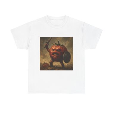 warrior tomato unisex heavy cotton tee | fun gift for food lovers, unique tee for parties, festive wear, creative summer fashion, [...]