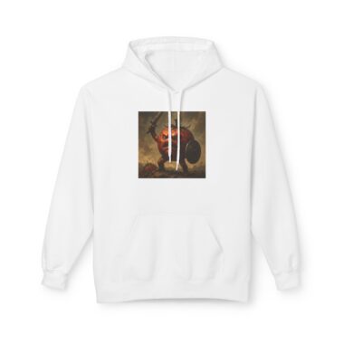 epic tomato warrior fleece hoodie comfortable and stylish, unisex casual wear for gaming, battle fans, perfect gift, cozy everyday use