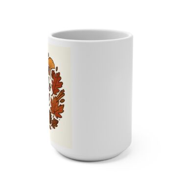 autumn leaves mug cozy fall vibes, perfect for tea lovers, halloween, thanksgiving gift, home decor, coffee cup